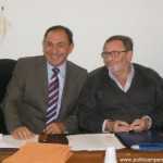 Gianmichele Orlando (sindaco) e Gianni Salvati (presidente CC) seduta consiliare del 29 novembre 2010
