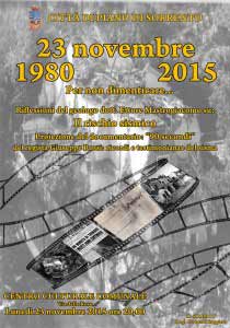 Manifesto - Sisma 23 novembre 1980 - Piano di Sorrento